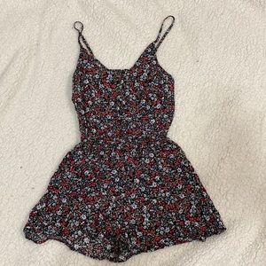Floral h&m romper